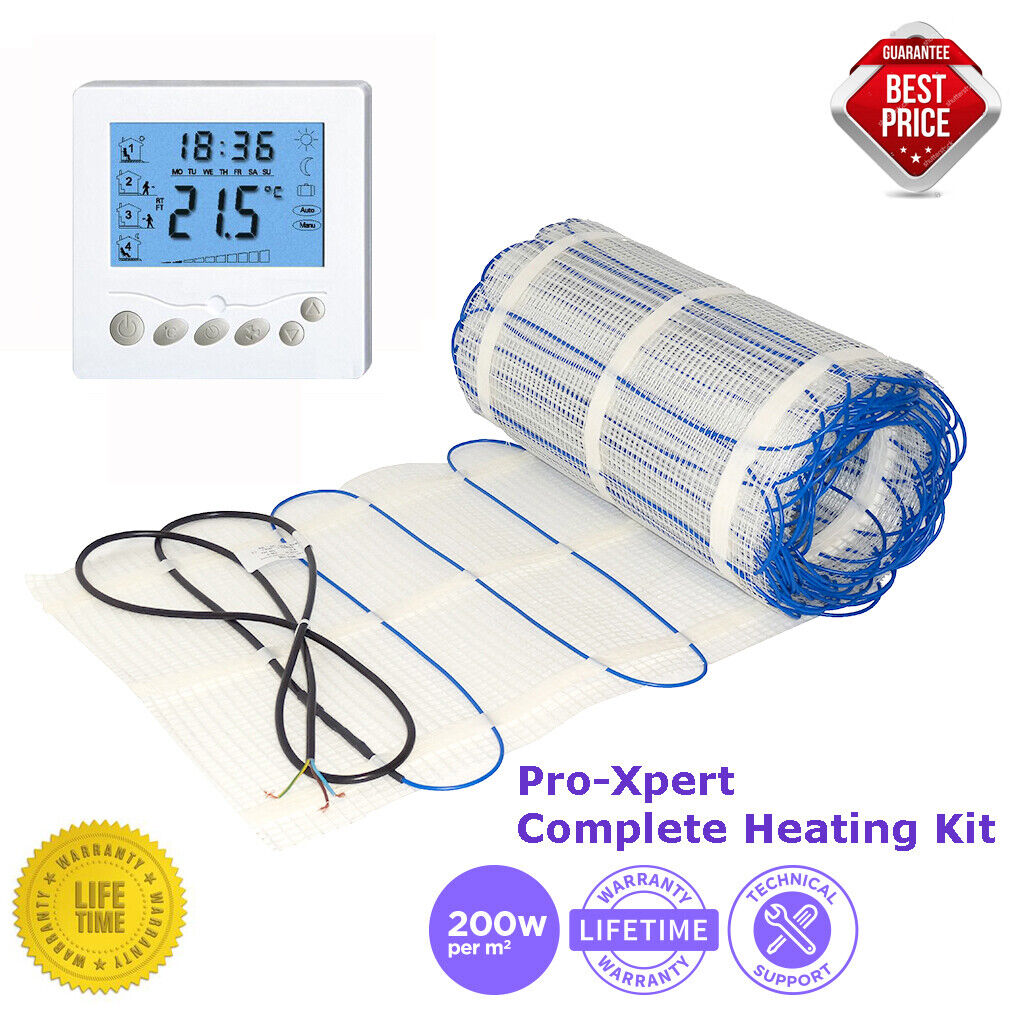 Electric underfloor heating mat kit 150W/m2 All Sizes in this Listing (PRO-X) - Image 3