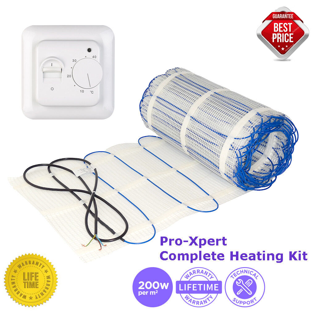 Electric underfloor heating mat kit 150W/m2 All Sizes in this Listing (PRO-X) - Image 4