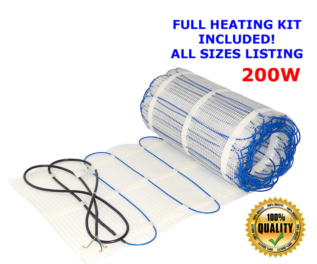 Electric underfloor heating mat kit 200W/m2 All Sizes in this Listing (ULTRA) - Image 6