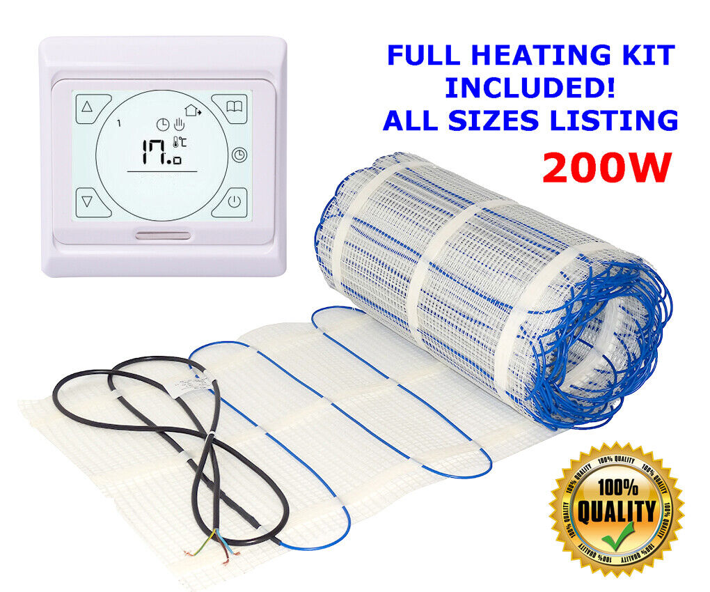 Electric underfloor heating mat kit 200W/m2 All Sizes in this Listing (ULTRA) - Image 7