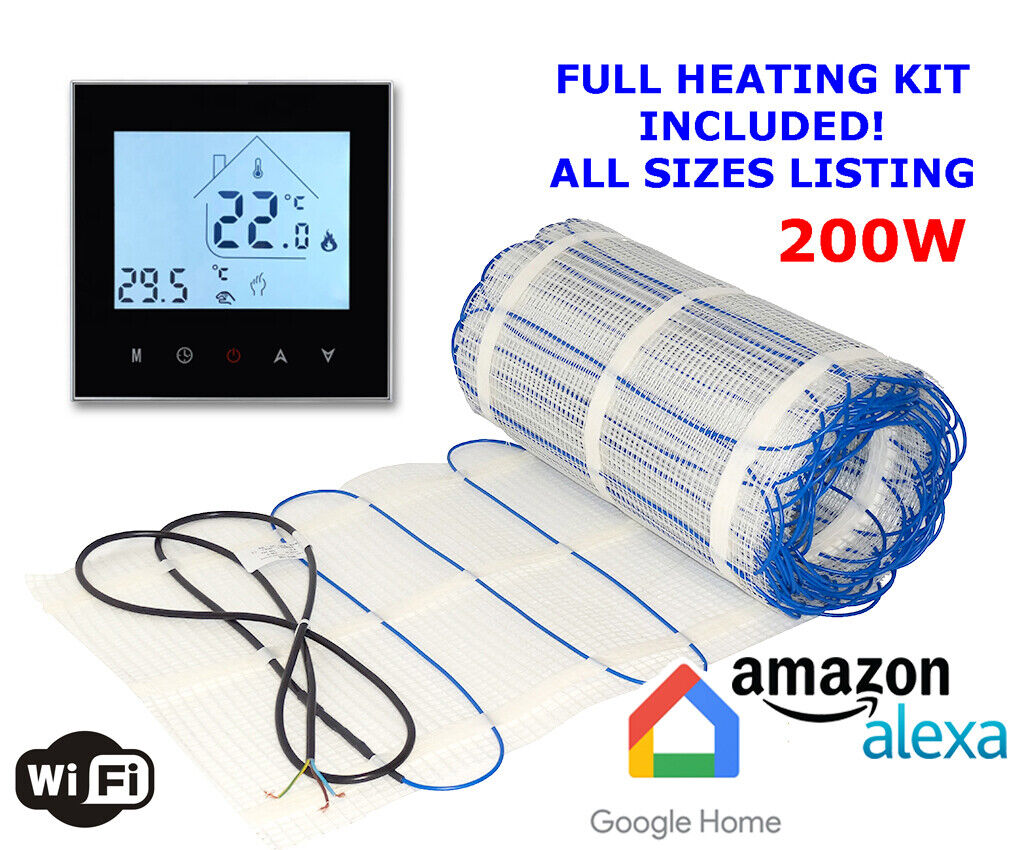 Electric underfloor heating mat kit 200W/m2 All Sizes in this Listing (ULTRA) - Image 8