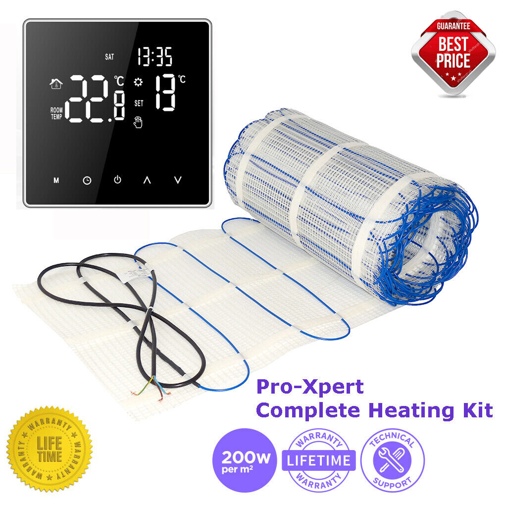 Electric underfloor heating mat kit 150W/m2 All Sizes in this Listing (PRO-X) - Image 2