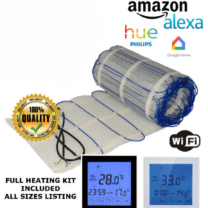 Electric underfloor heating mat kit 200W/m2 All Sizes in this Listing (ULTRA)