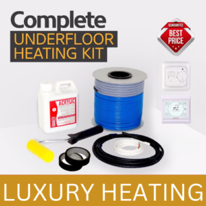 Electric underfloor heating loose cable kit- All Sizes in this Listing!