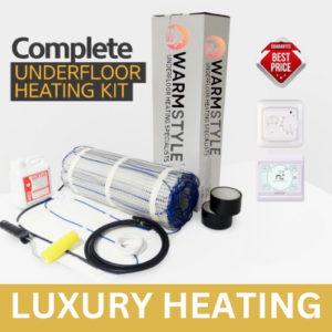 Electric Underfloor Undertile Heating Mat Kit 160W - All Sizes in this Listing