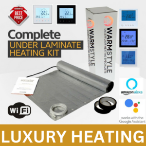 Electric Under Laminate / Wood Foil Underfloor Heating Mat Kit All Sizes Listing