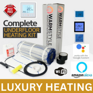 Under Tile Electric underfloor heating mat kit 200w per m2 All Sizes in Listing