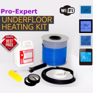 Electric underfloor heating loose cable kit 200W - All Sizes Listing (PRO-X)