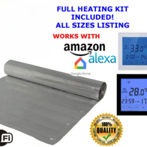 Electric Under Laminate / Wood Foil Heating Mat Kit All Sizes Listing (ULTRA)