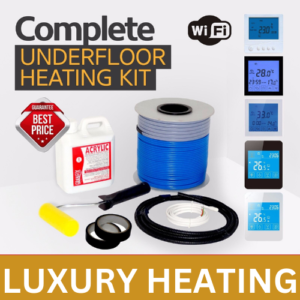 Electric underfloor undertile heating loose cable kit - All Sizes Listing