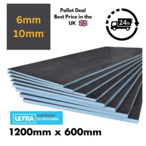 Tile Backer Board 6mm 10mm Insulation Underfloor Heating - 400 on Pallet
